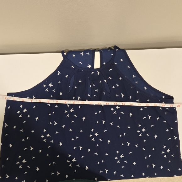 Papermoon- Navy Blue Halter Neck Women's Top **NWOT** - Picture 10 of 11